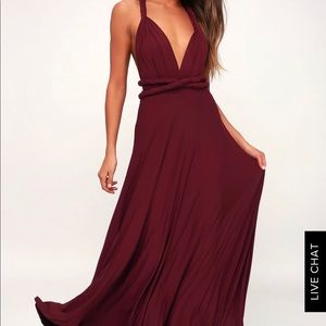 Lulus tricks of the trade maxi dress